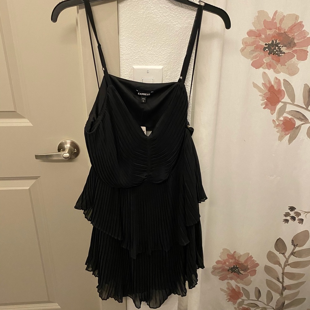 NWT Express open back/side mini dress- Size L